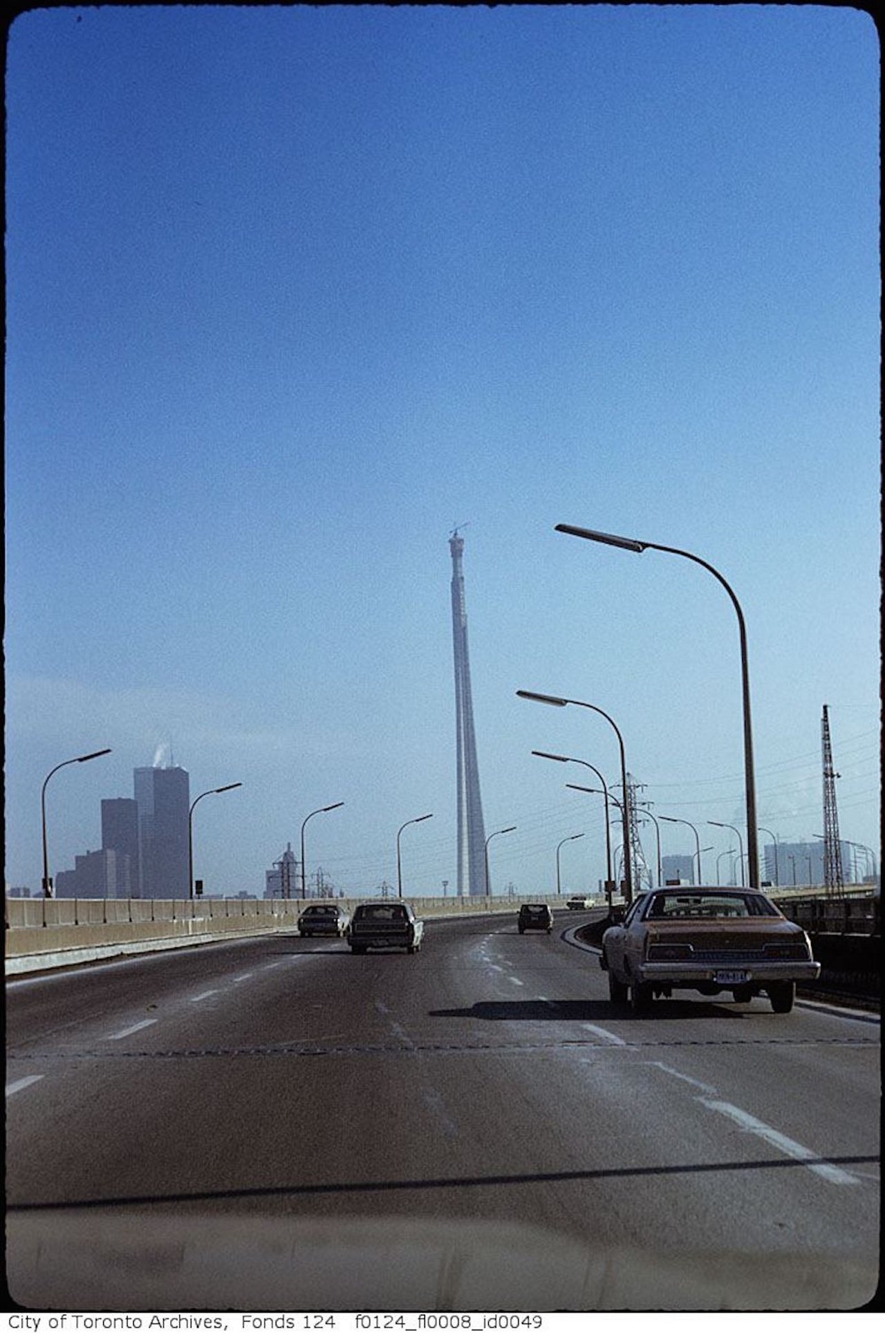 CN Tower under construction in the 1970s