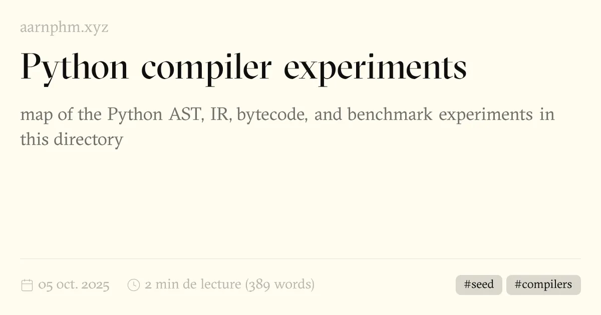 python JIT compiler